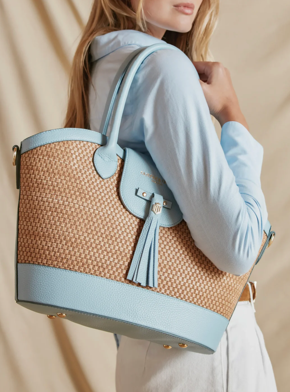 Stockist Exclusive Windsor Basket Sky Blue