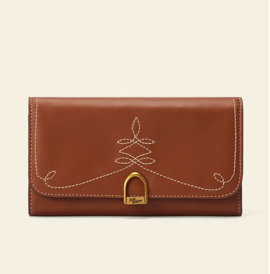 Eden Stitched Continental Wallet