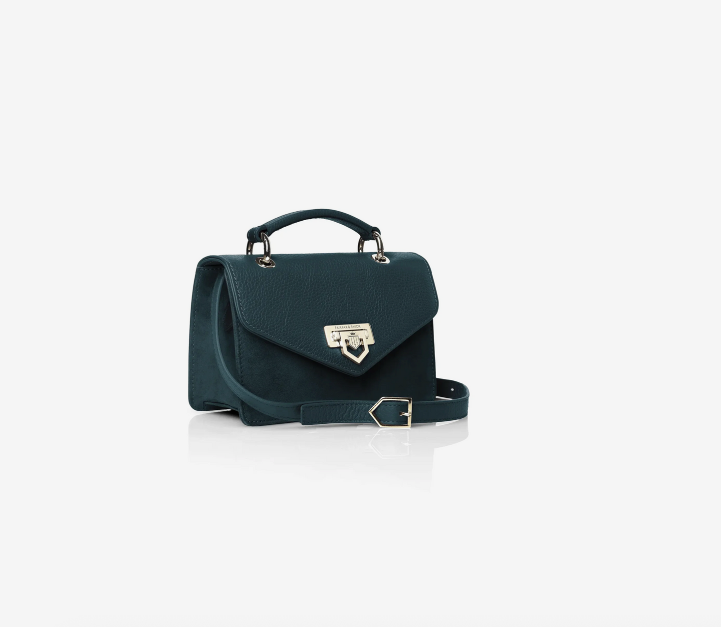 'Mini Loxley ' Teal Suede