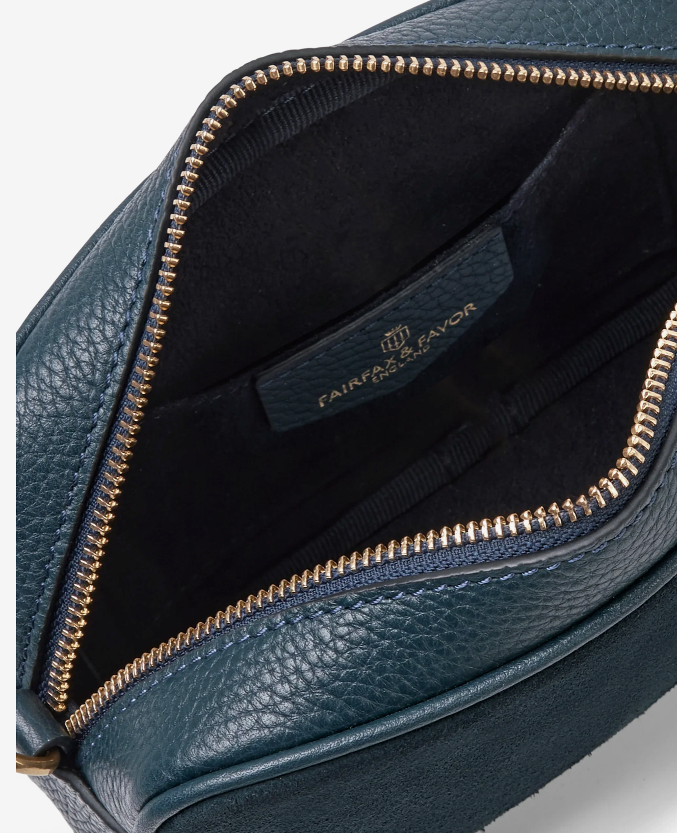 'Farnham' Teal Suede