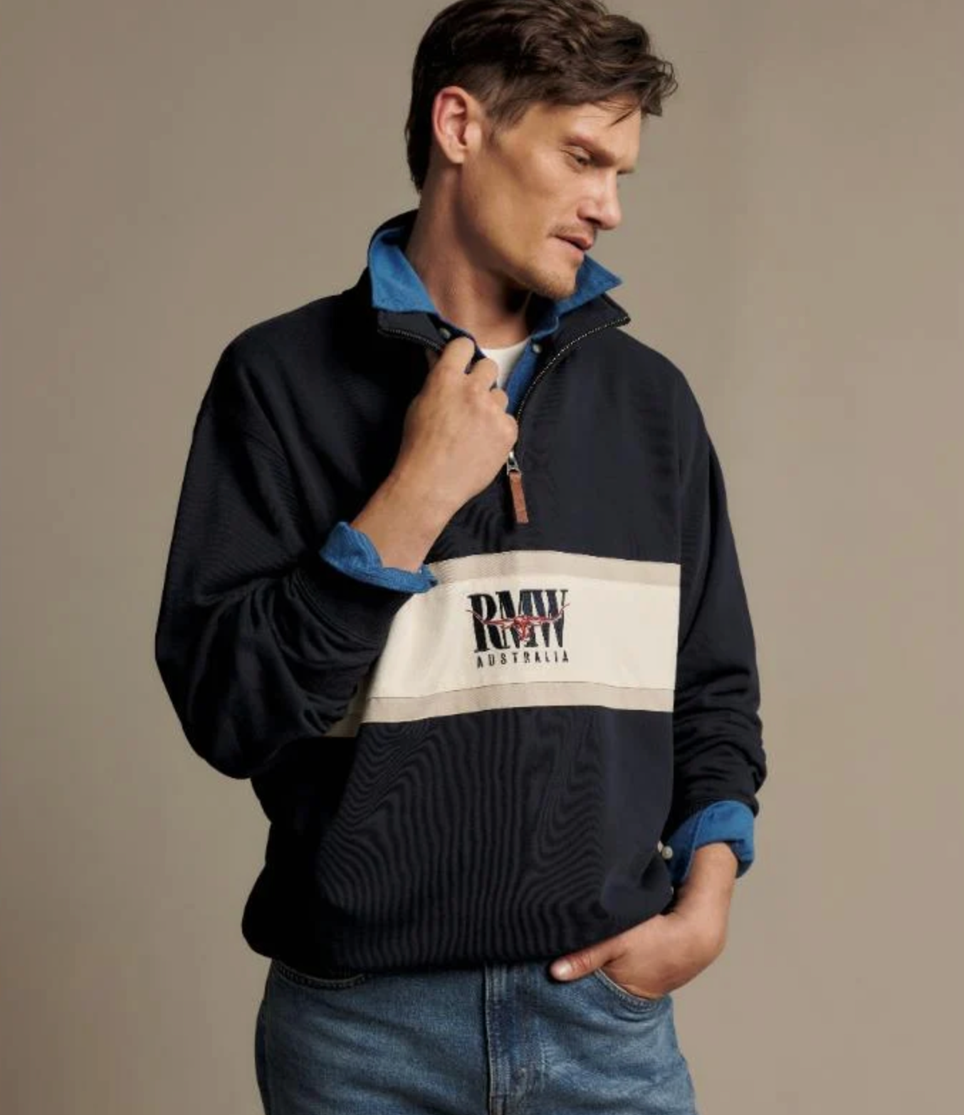 Classic Mulungarie 1/4 Zip Sweater