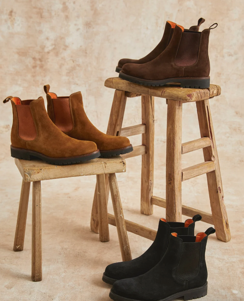 Horatio Black Suede