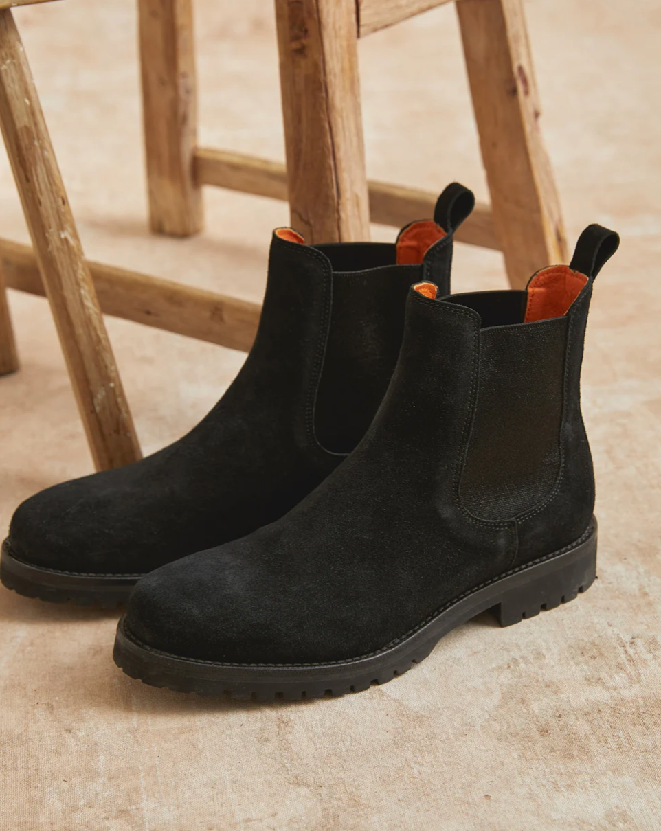 Horatio Black Suede