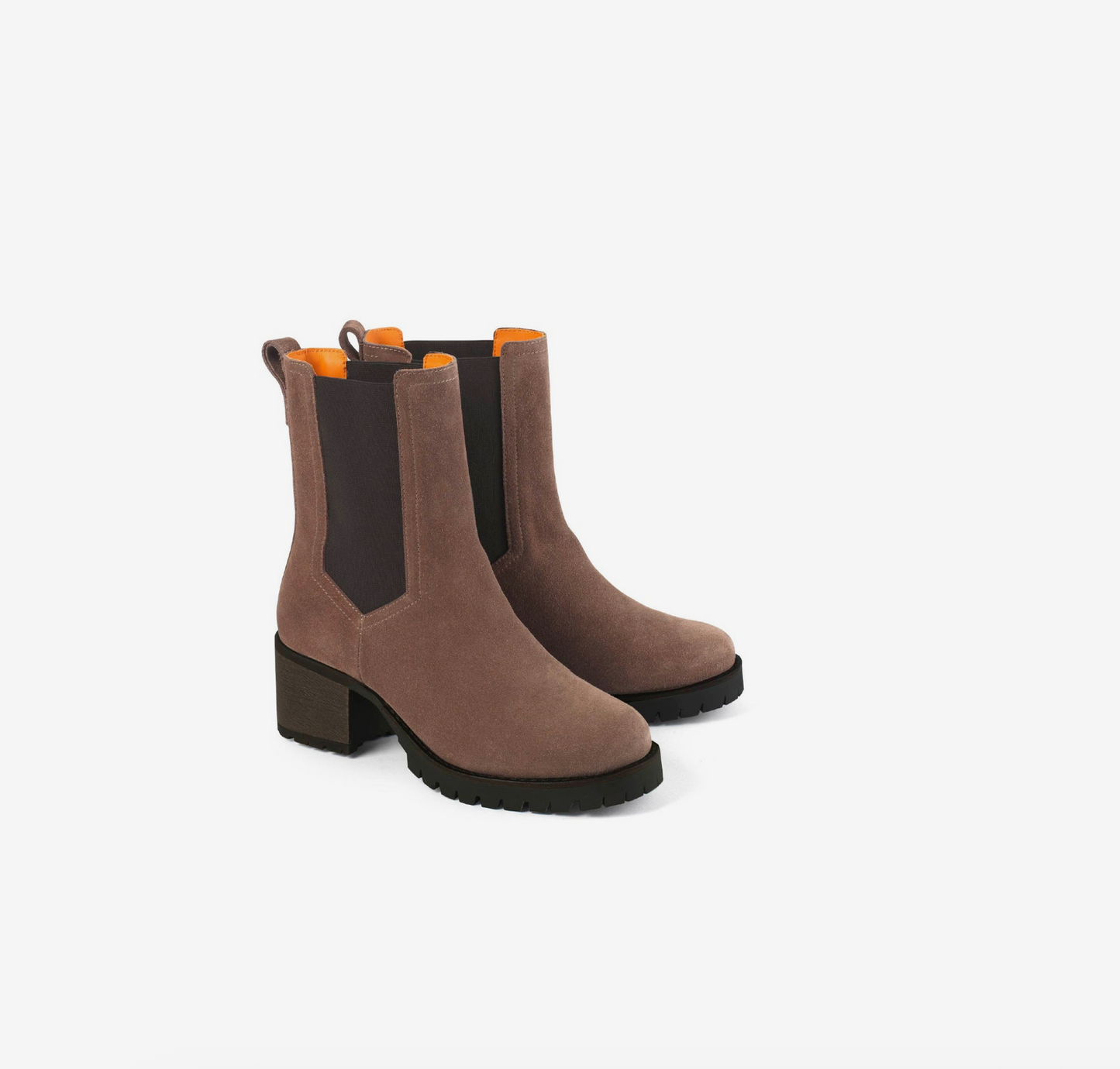 Stockists Exclusive 'Heeled Boudica' Deep Taupe