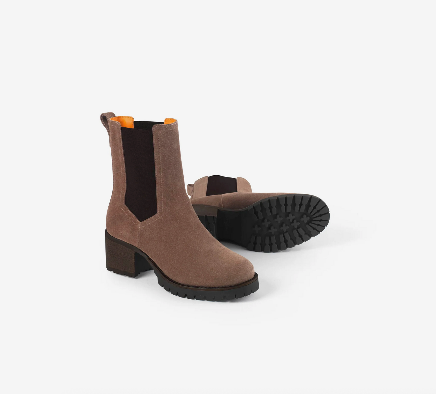 Stockists Exclusive 'Heeled Boudica' Deep Taupe