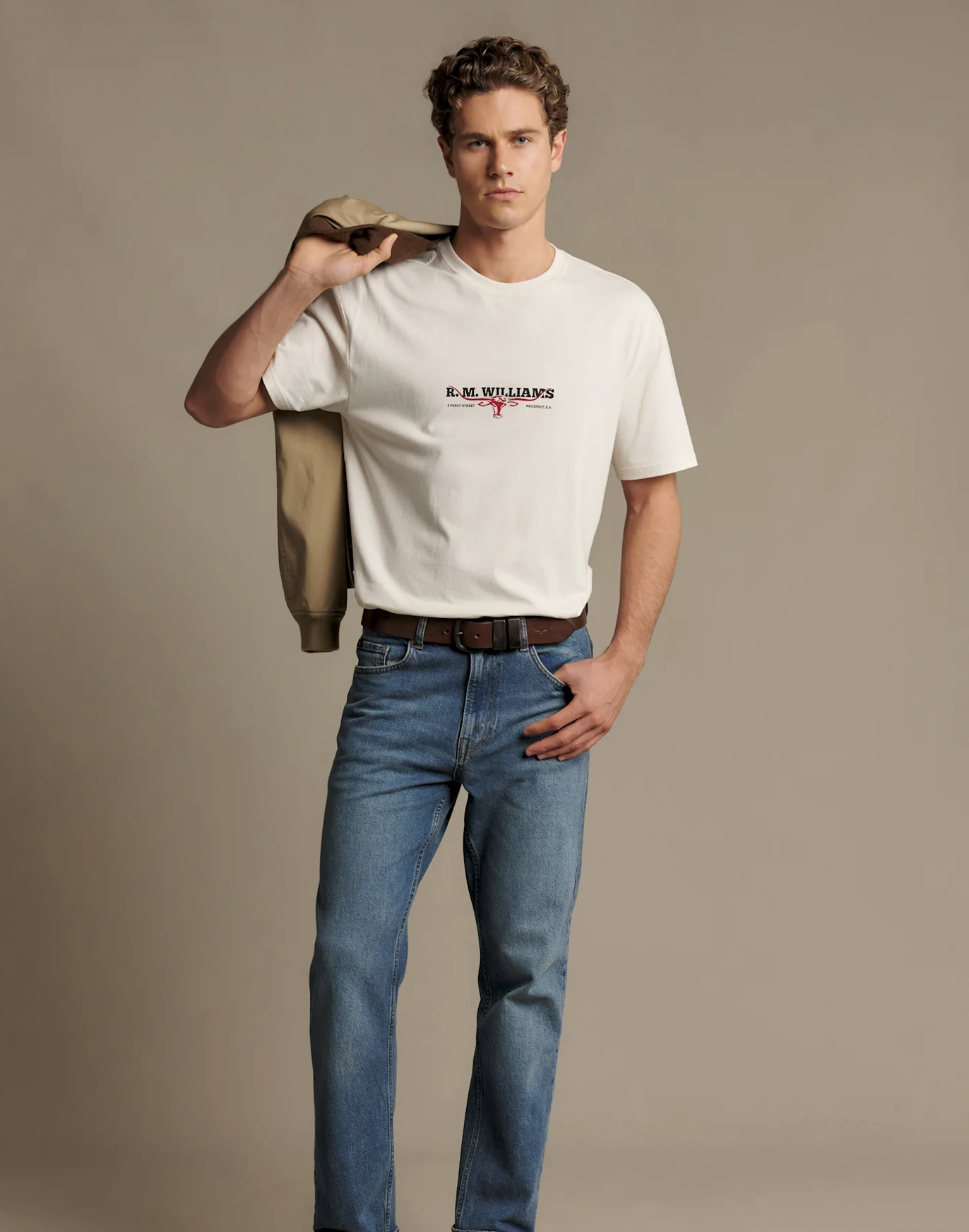 Holt T-Shirt Vintage White