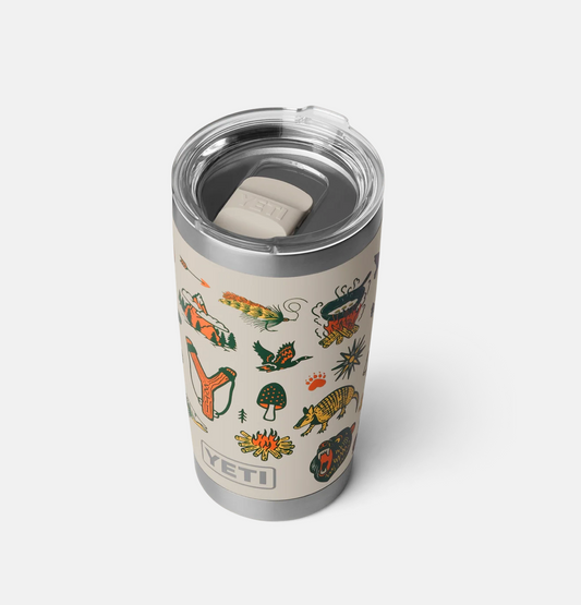 20oz Tumbler with Magslide - Cape Summer Camp
