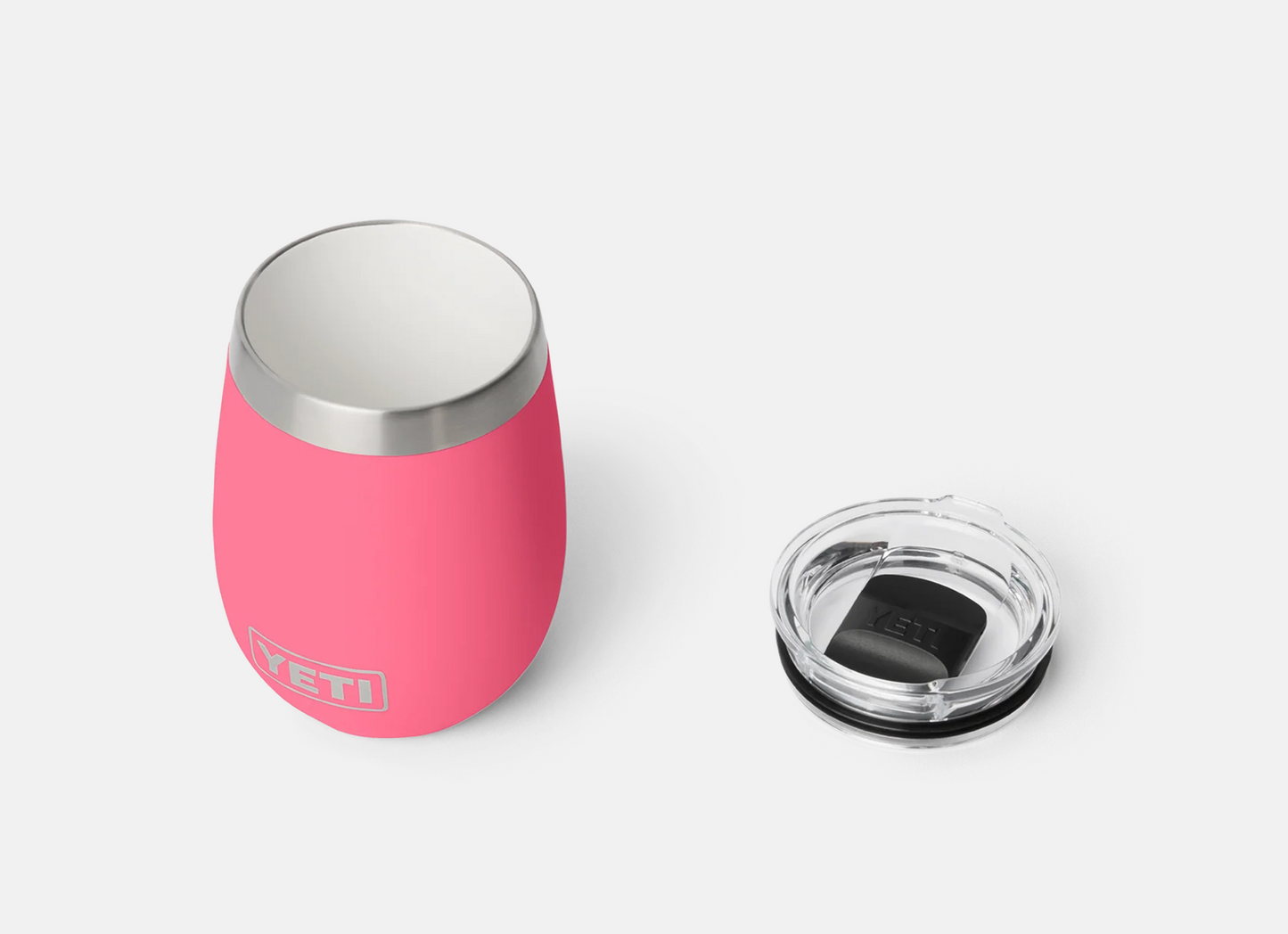 10oz Rambler Wine Tumbler - Tropical Pink