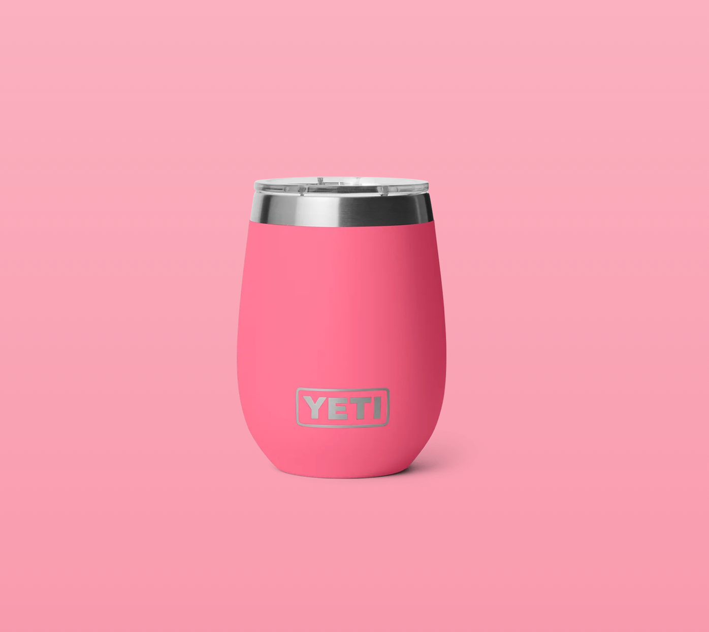 10oz Rambler Wine Tumbler - Tropical Pink