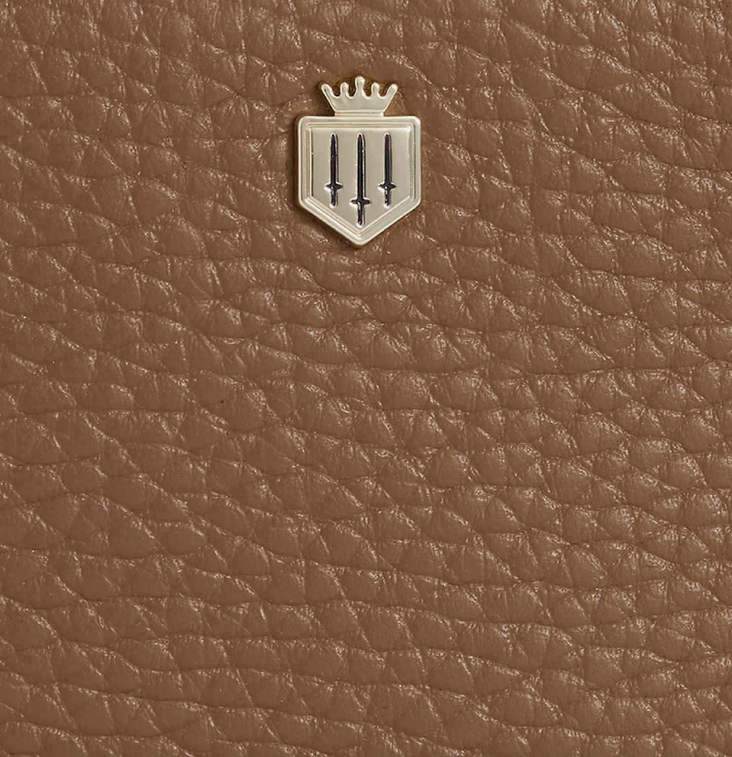 Purse Key Ring  - Tan Leather