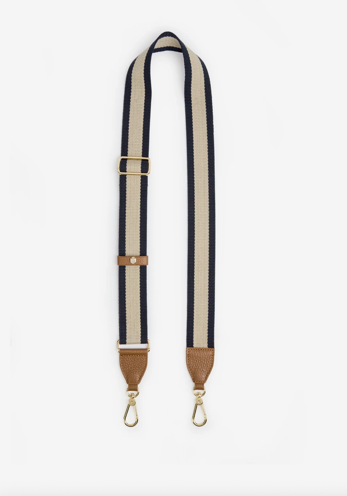 Signature Webbing Strap Navy & Cream