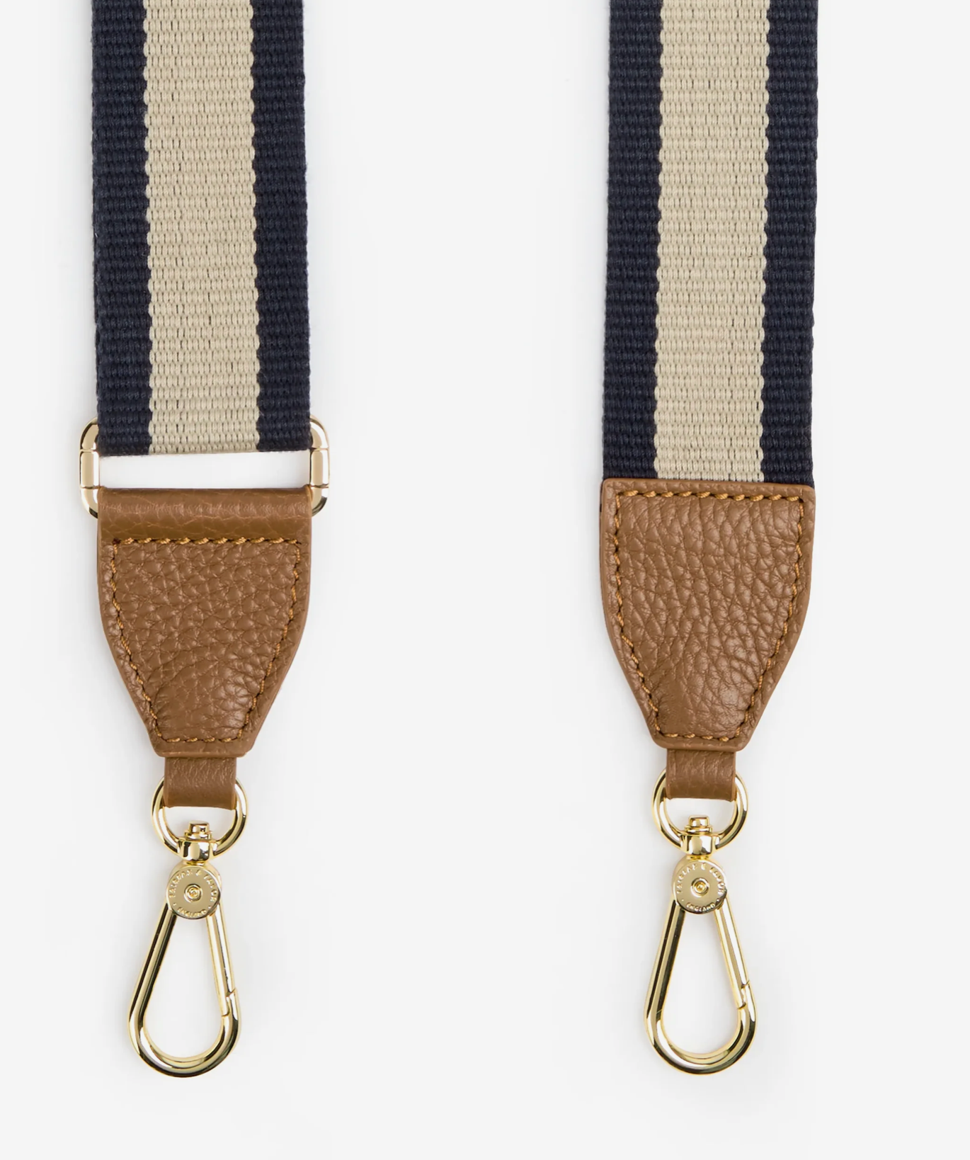 Signature Webbing Strap Navy & Cream