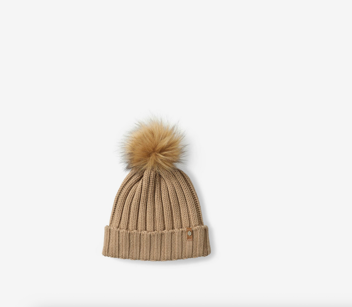 Signature Bobble Hat Camel