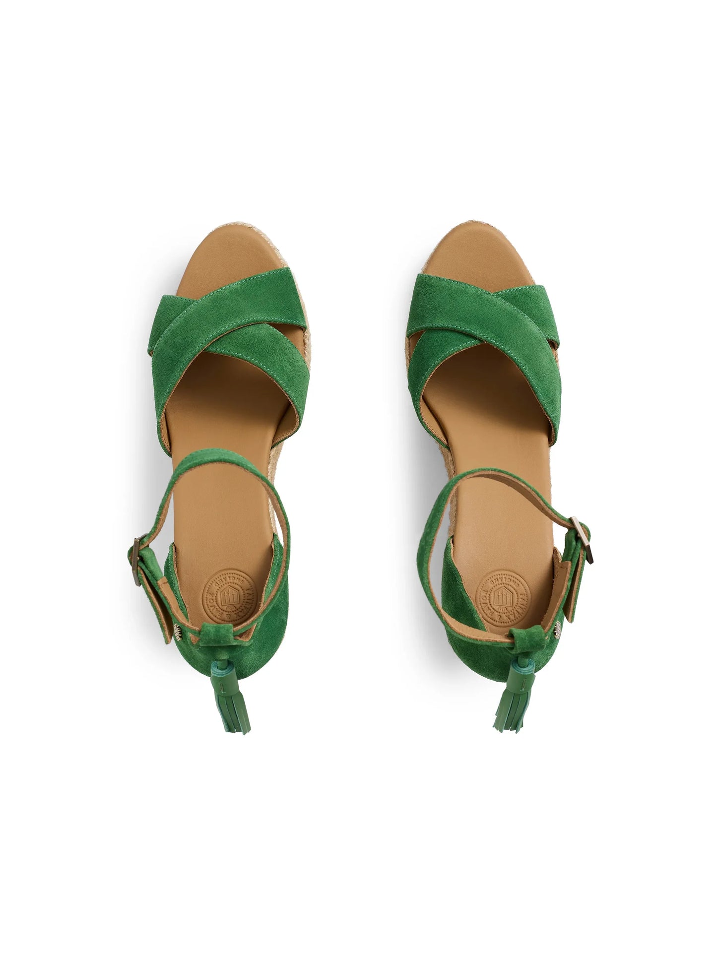 Valencia Wedge Clover Suede