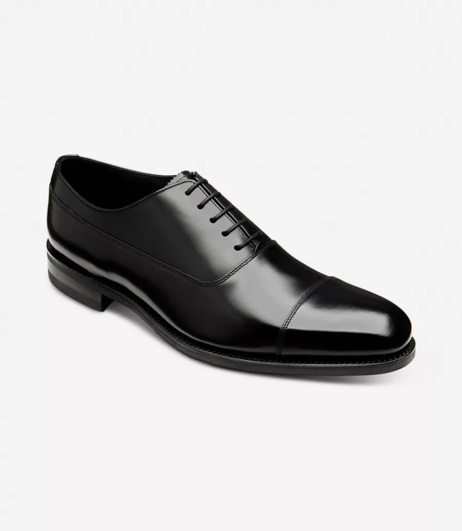 'Truman' Black Polished Calf