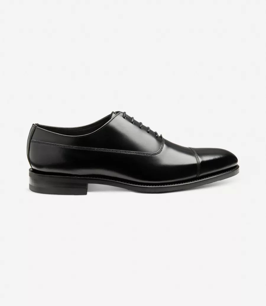 'Truman' Black Polished Calf