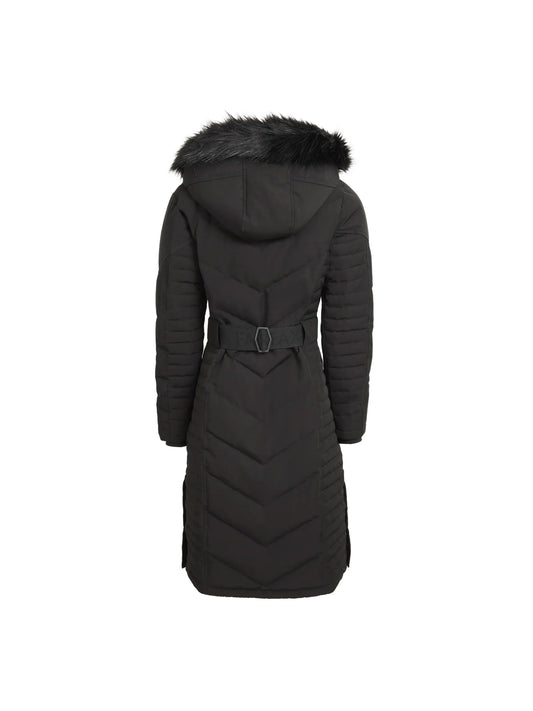 Charlotte Longline Coat Black