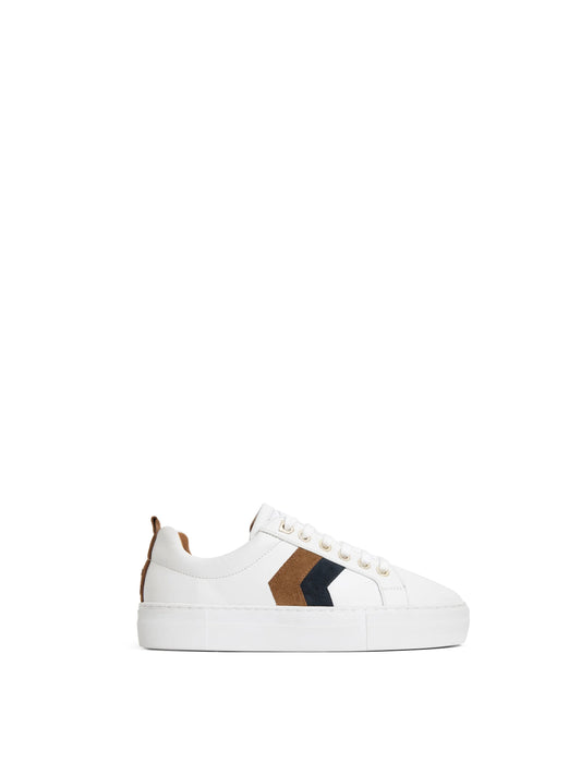Alexandra Platform Tan/Navy