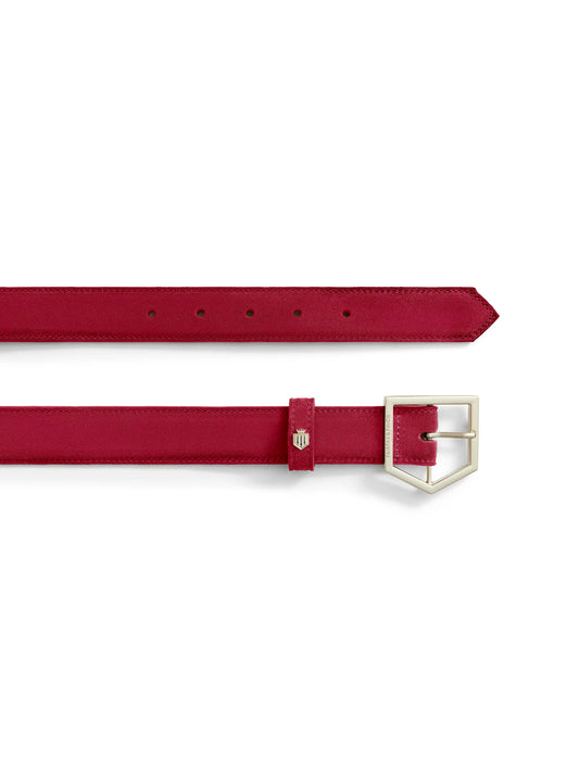 Felbrigg Belt Cherry Suede