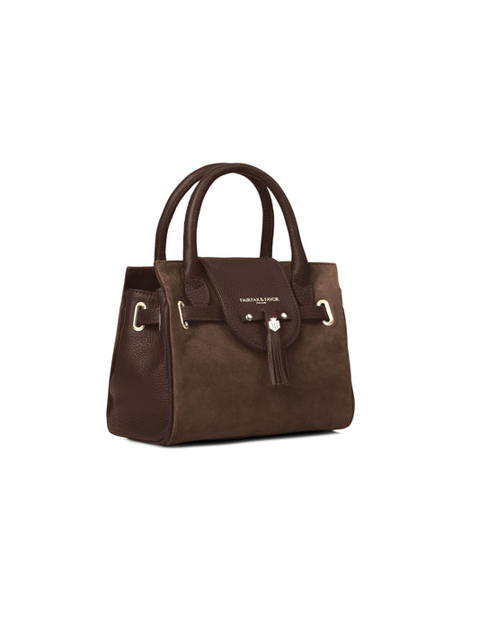 'Mini Windsor' Choc Suede