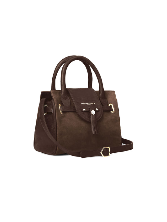 'Mini Windsor' Choc Suede