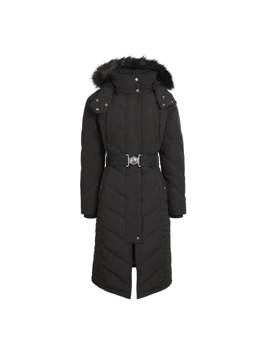 Charlotte Longline Coat Black