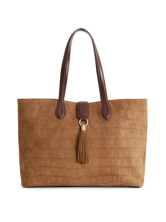 Langham Tote Tan Croc