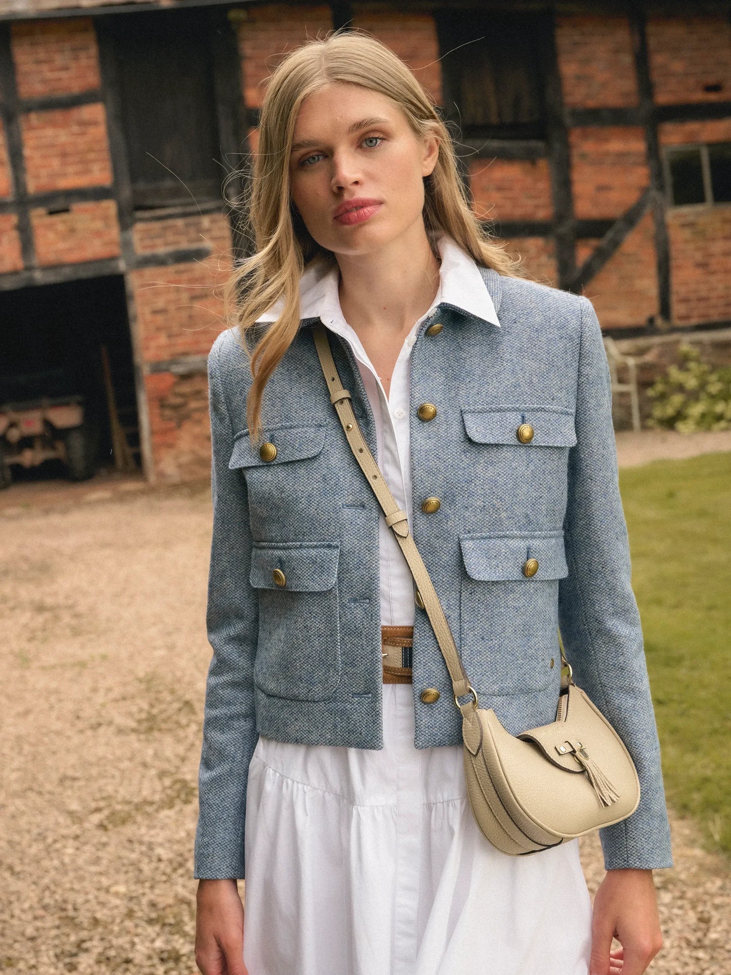Micro Windsor Crossbody - Stone