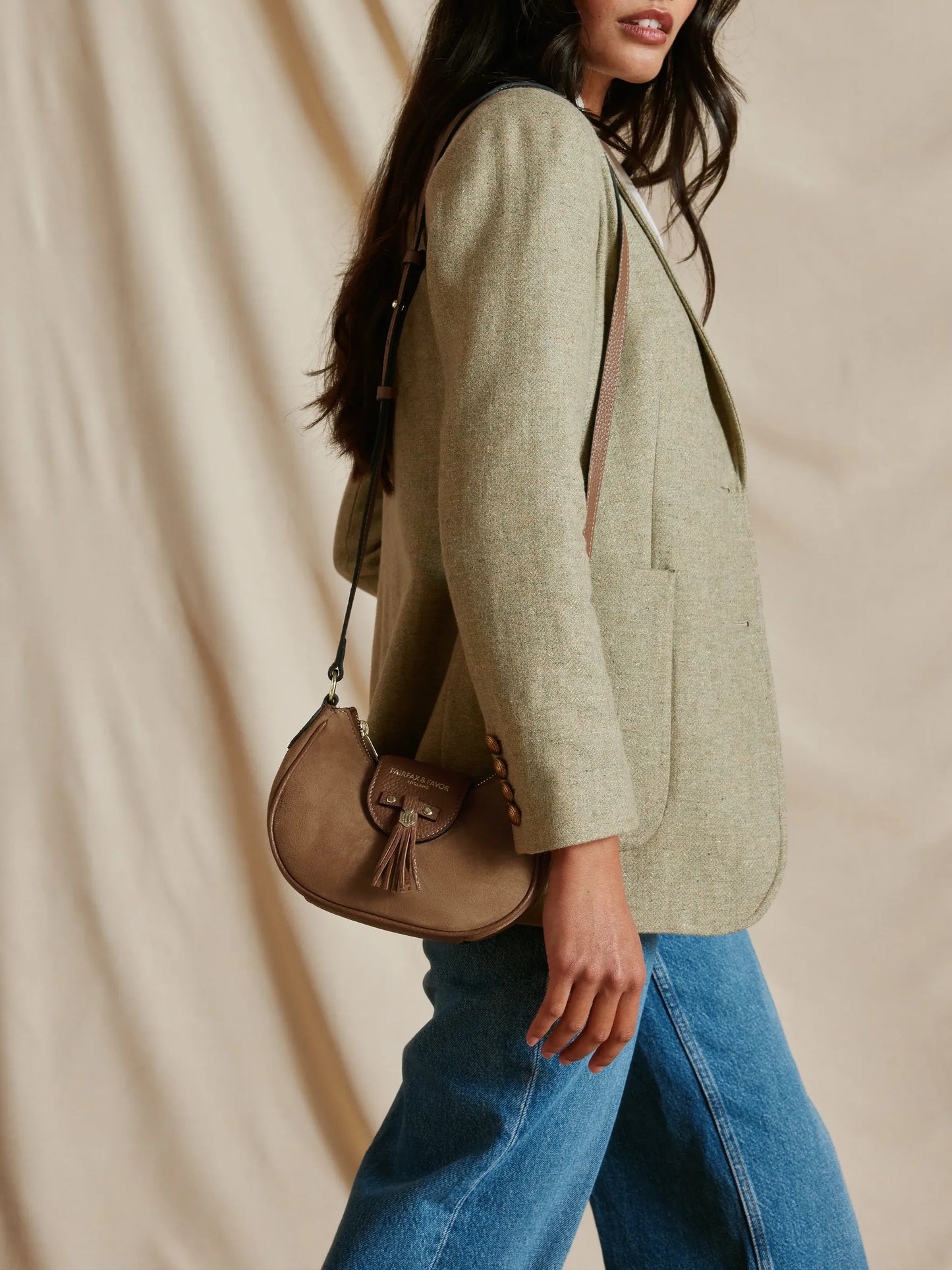 Micro Windsor Crossbody - Tan