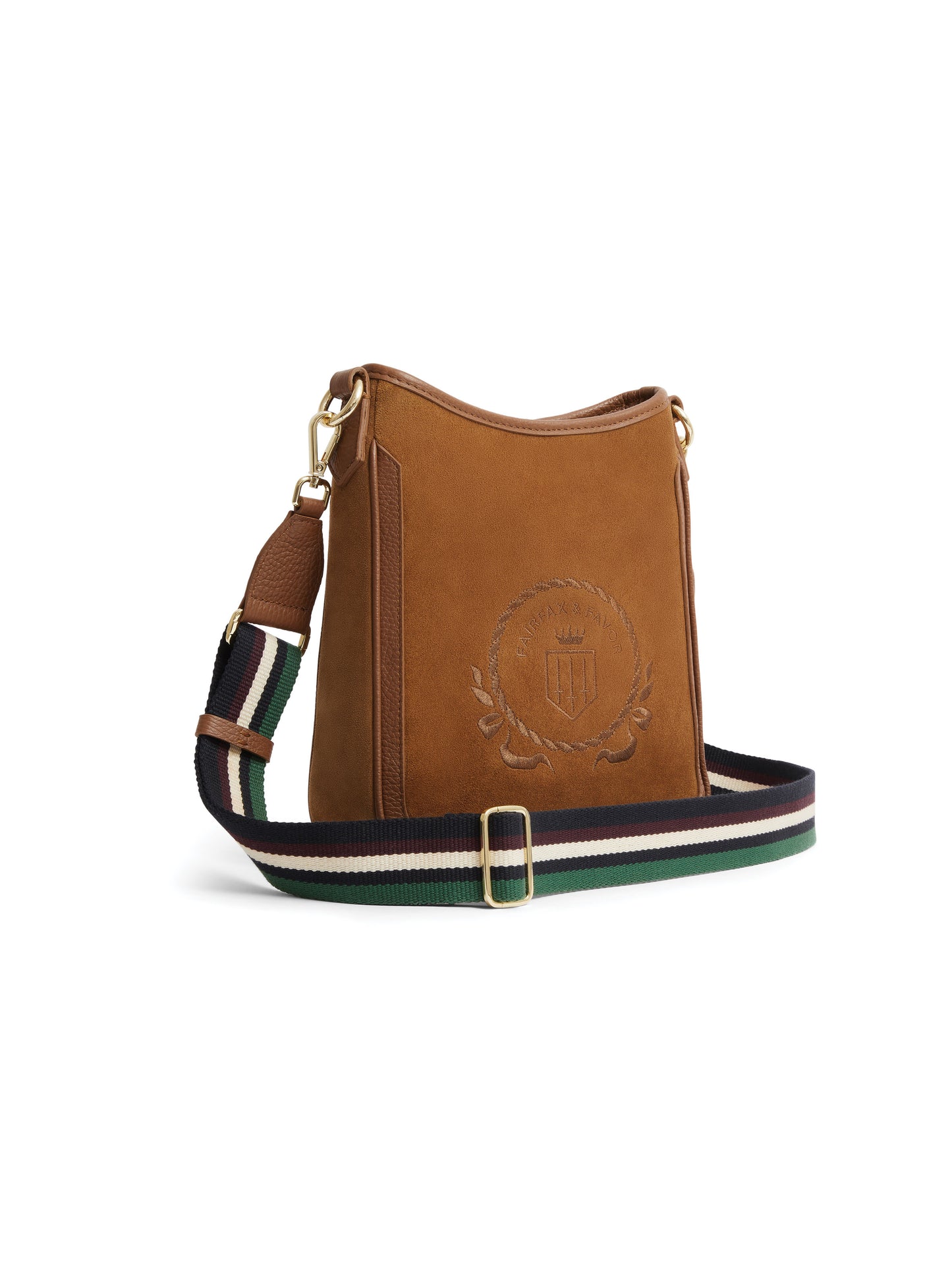 Richmond Messenger Tan Suede