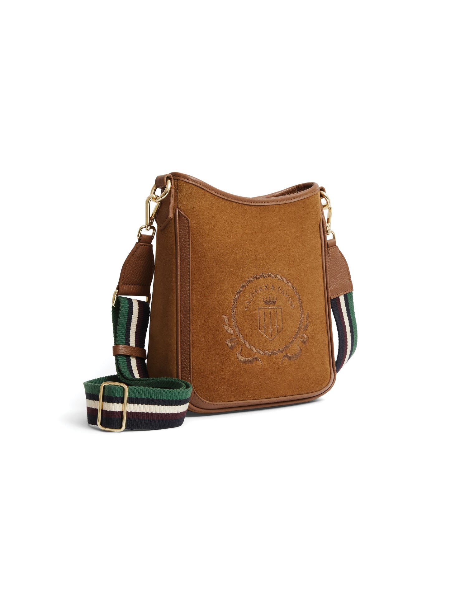 Richmond Messenger Tan Suede