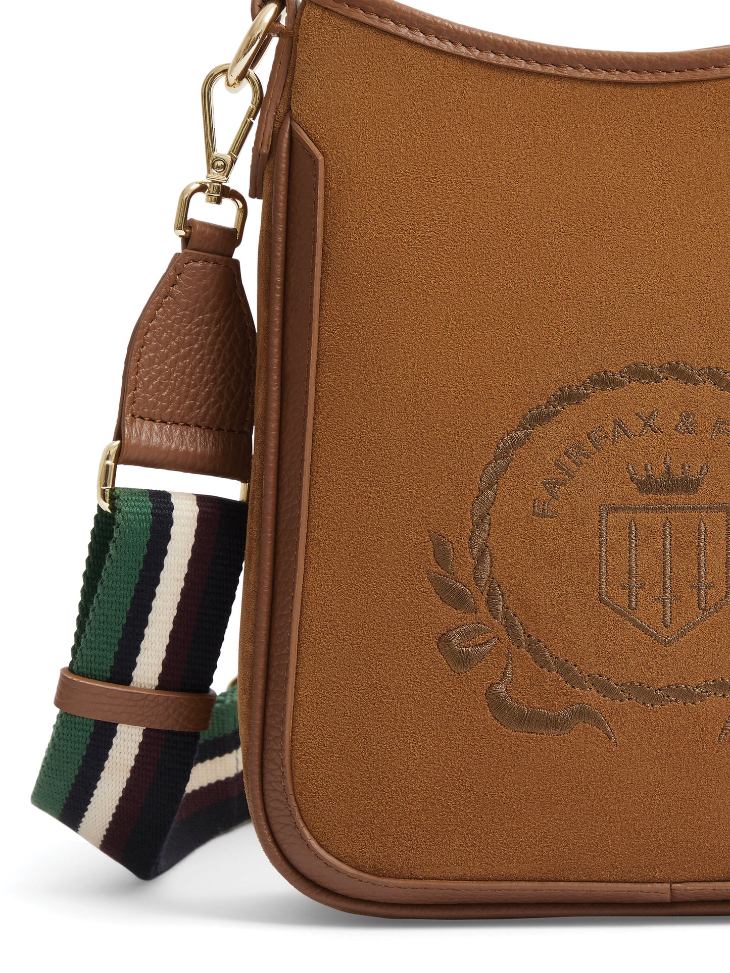 Richmond Messenger Tan Suede