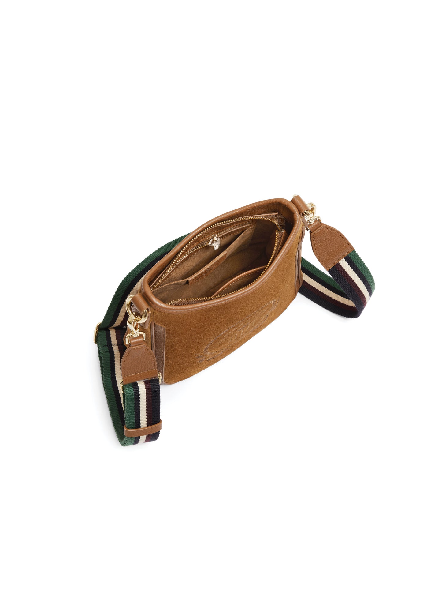 Richmond Messenger Tan Suede