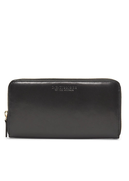 Singleton Zip Wallet Black