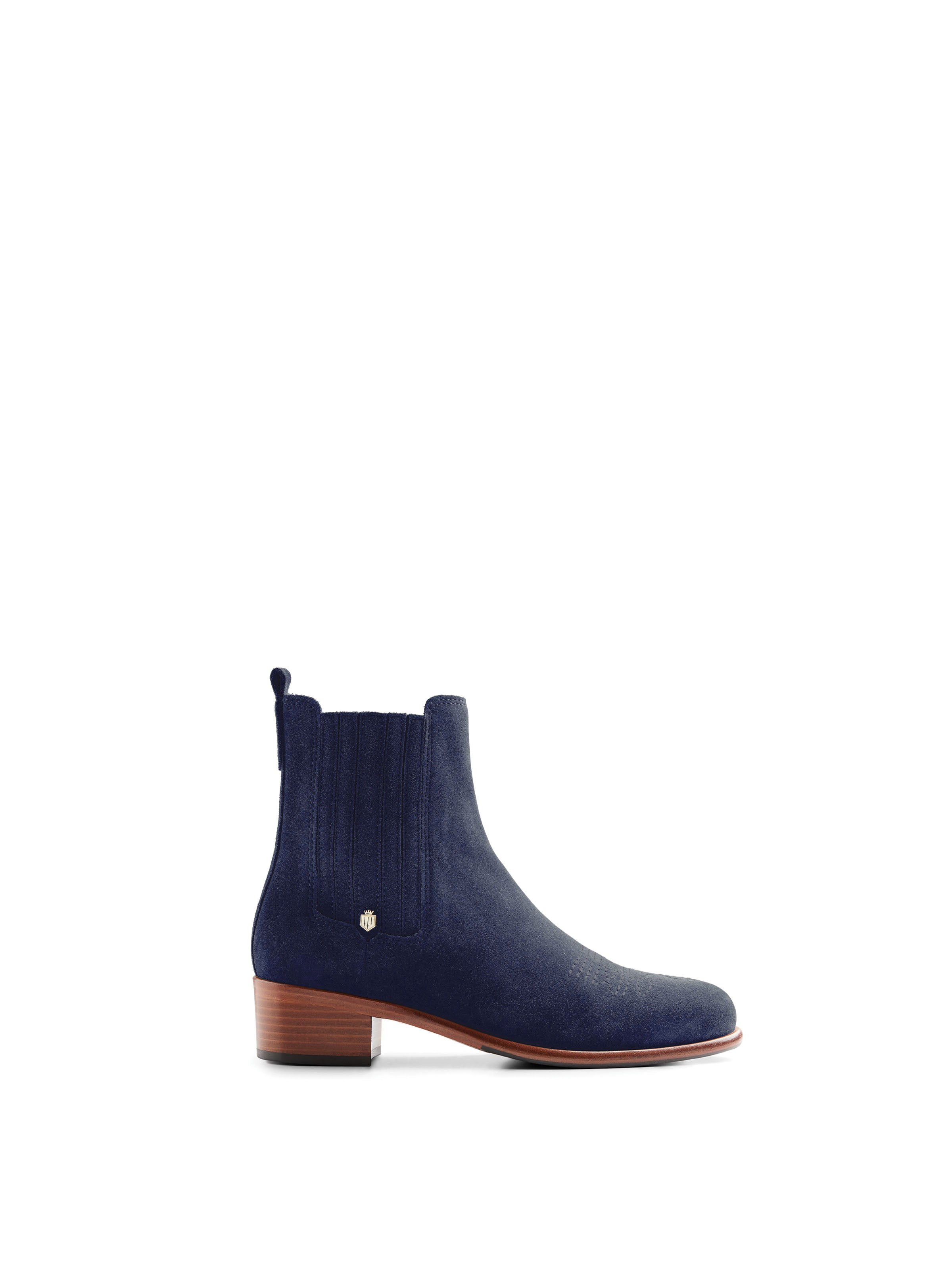 'Rockingham Chelsea Boot' Ink Suede – The Shoe Room Doncaster