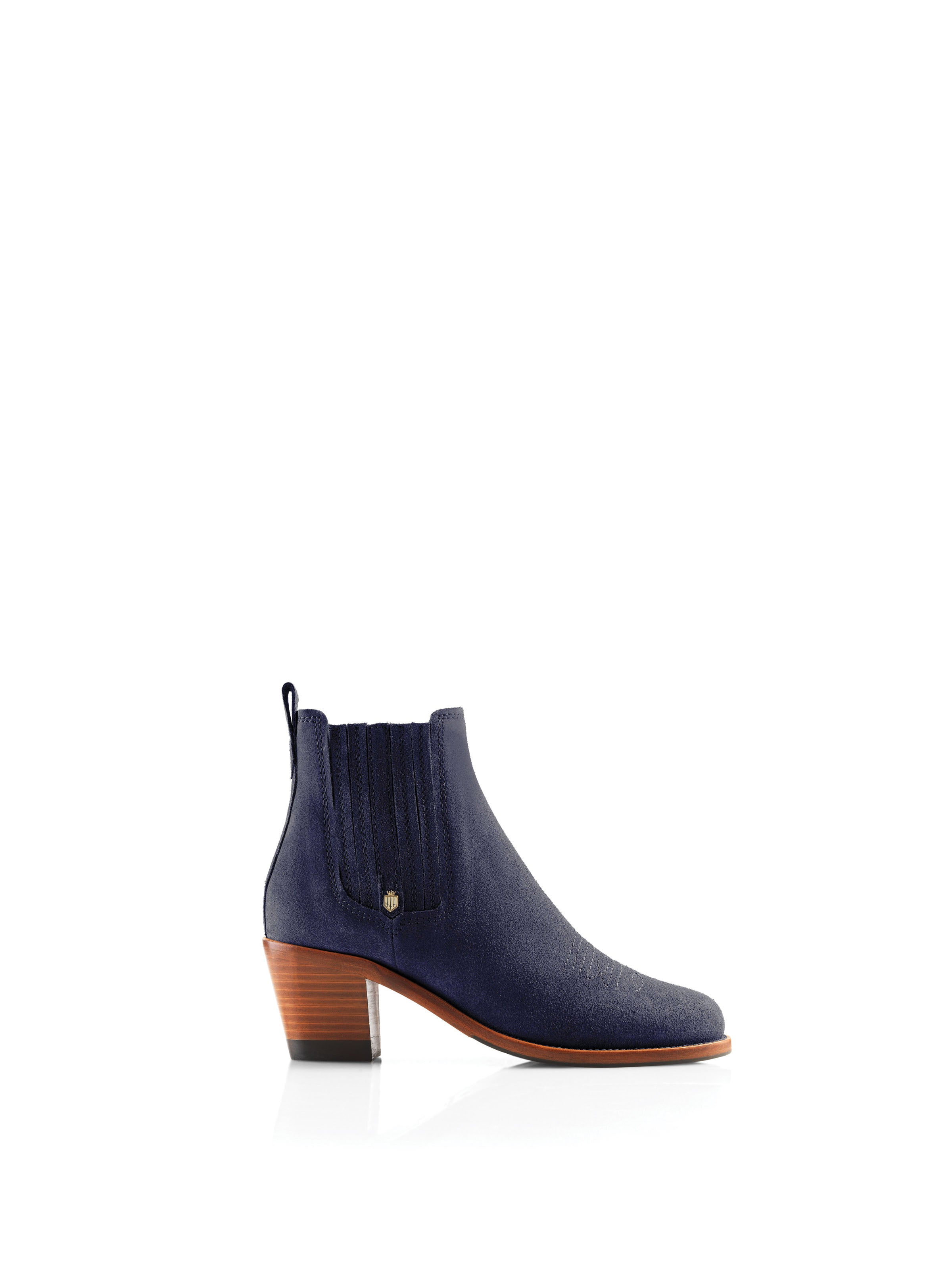 'Rockingham Ankle Boot' Ink Suede – The Shoe Room Doncaster