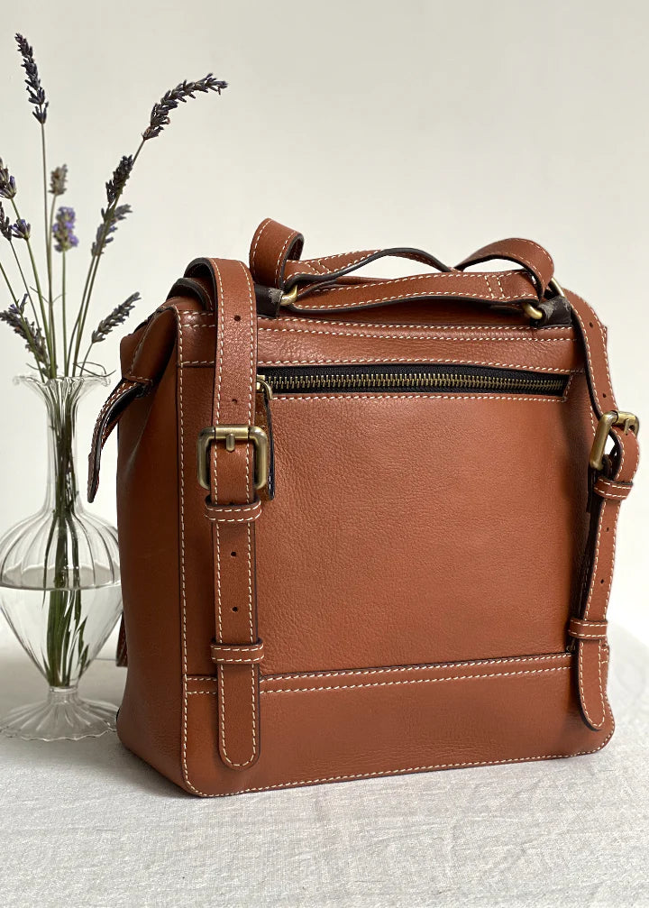 Bramham Rucksack Tan leather