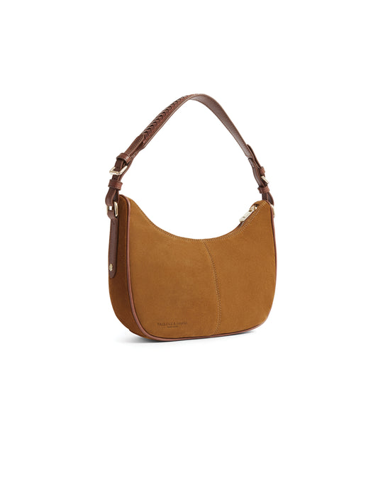 Tetbury Crescent Tan Suede