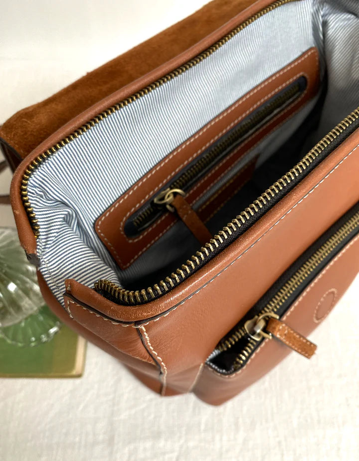 Bramham Rucksack Tan leather