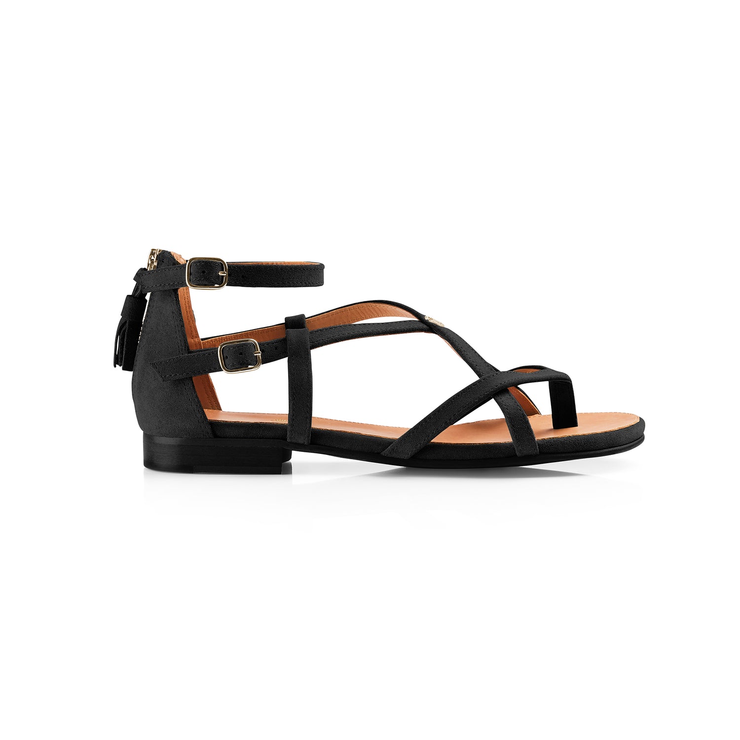 Brancaster Black Sandal - Main Image
