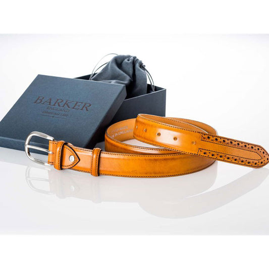 'Cedar Calf Brogue' Belt