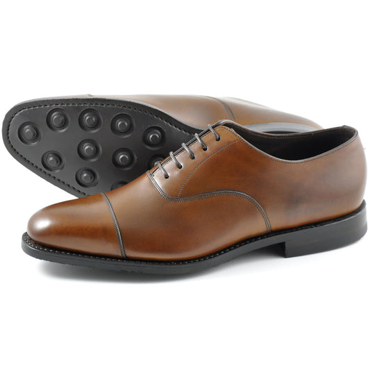 'Aldwych' Mahogany Burnished Calf Leather