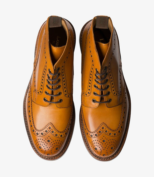 'Bedale' Tan Burnished Calf Leather