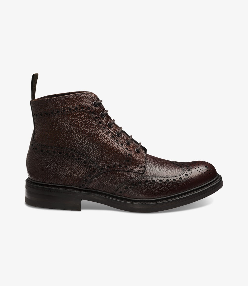 'Bedale' Oxblood Grained Calf