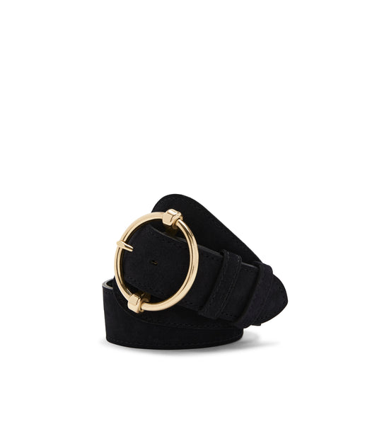 Iona Black Suede