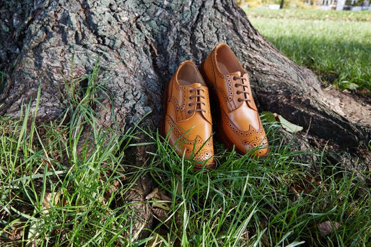 'Bourton' Acorn Antique Calf Leather