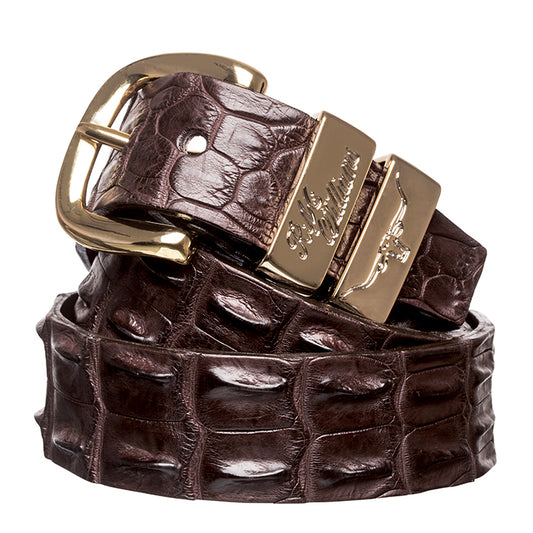 Crocodile Belt Chestnut