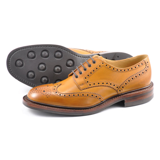 'Chester' Tan Burnished Calf Leather
