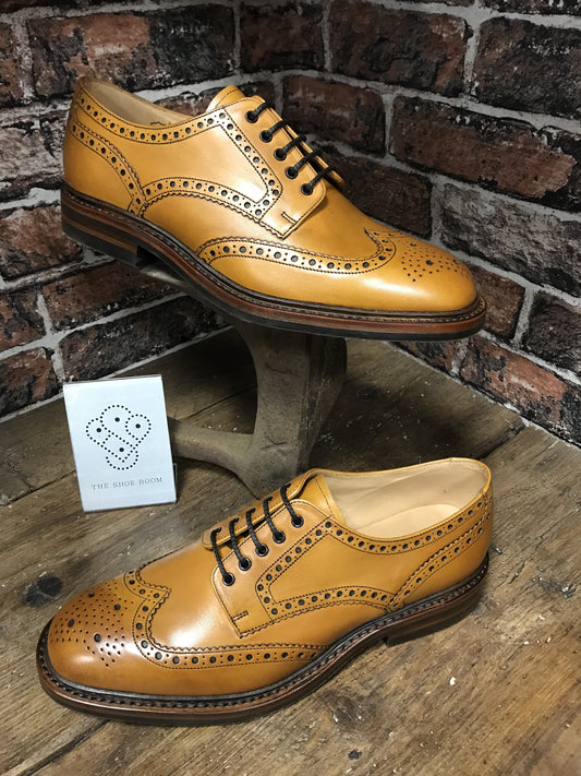 'Chester' Tan Burnished Calf Leather