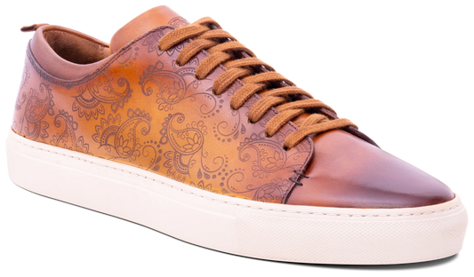 Paisley Cedar Hand Painted